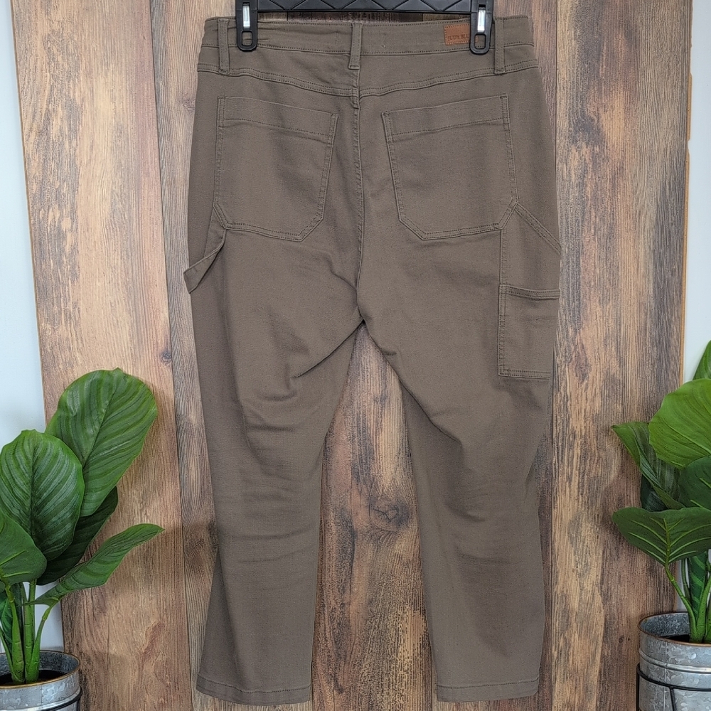 Judy Blue Stretch Slim Fit High Rise Carpenter Pants 14W   P191